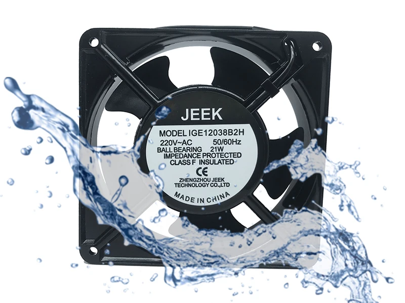 12038 115v 220v 240v 120mm Air Cooling Axial Flow Fan With Ec Motor For Outdoor