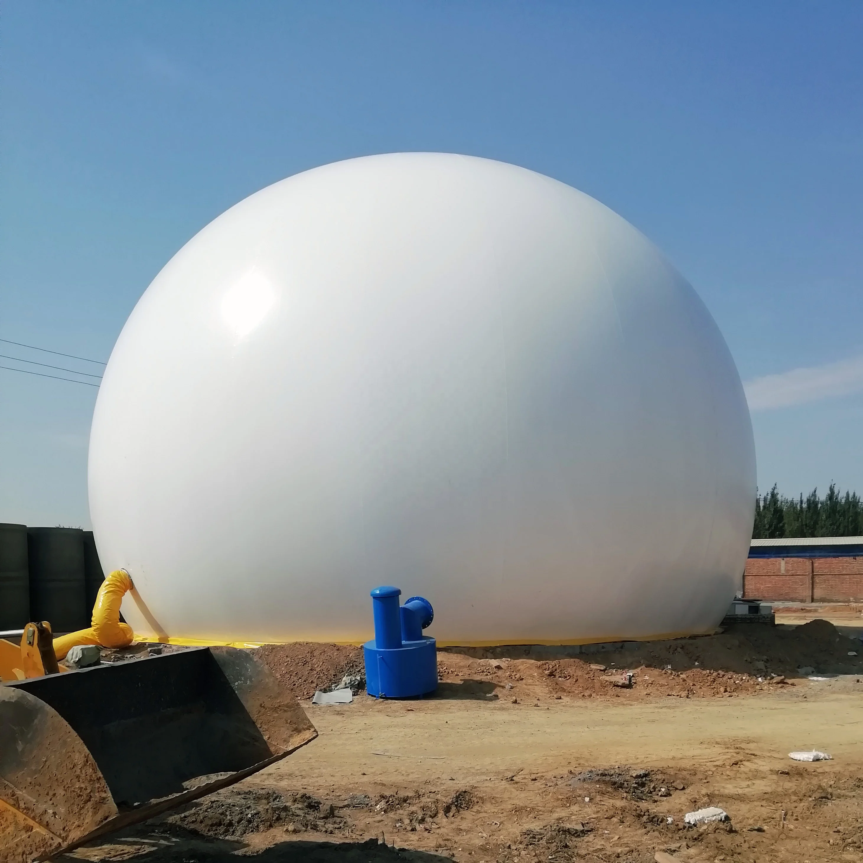 Резервуар для хранения биогаза анаэробный резервуар и биогазовый