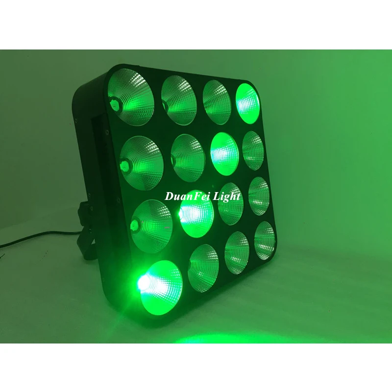 disco led lights blinder lyre beam stage rgb cob led matrix 4x4 30w dmx matrix led light