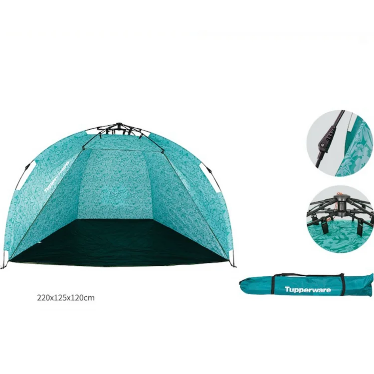 Chinese Aluminum Pole Dome Glamping Supplier Pop Up Waterproof Beach Lightweight Outdoor Beach Canopy Camping Tent