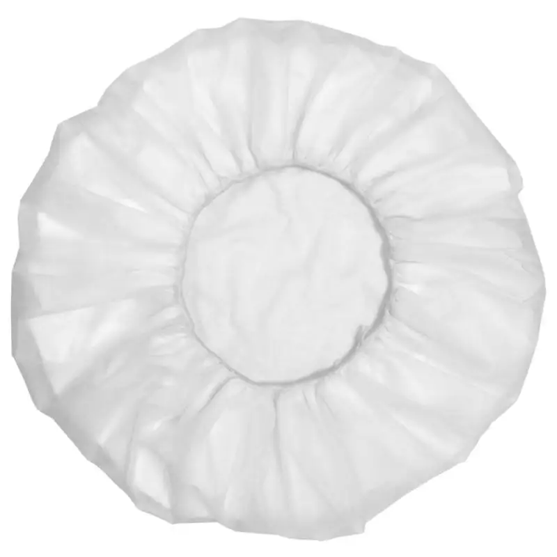 medical shower hat waterproof nonwoven disposable bath cleaning hat custom disposable rinse-free shampoo shower hat