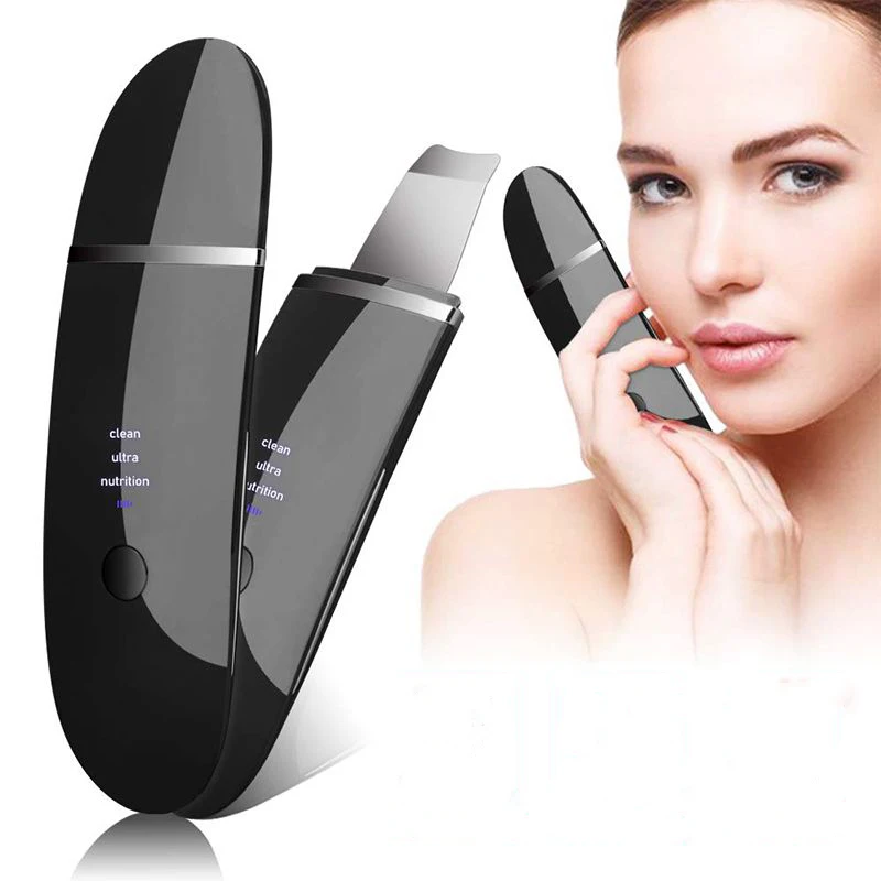 New wireless charging deep cleaning scraper to remove black horny ultrasonic skin scrubber