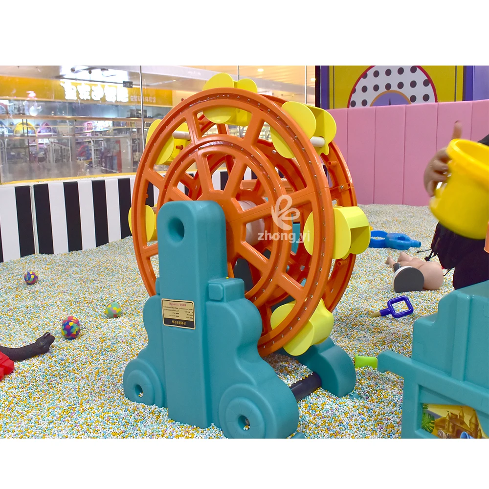 Zhongyi Amusement Park Patent Ferris wheel for the water sand truck Large Sand Pool Toy with Ceramic Particle Colored Sand