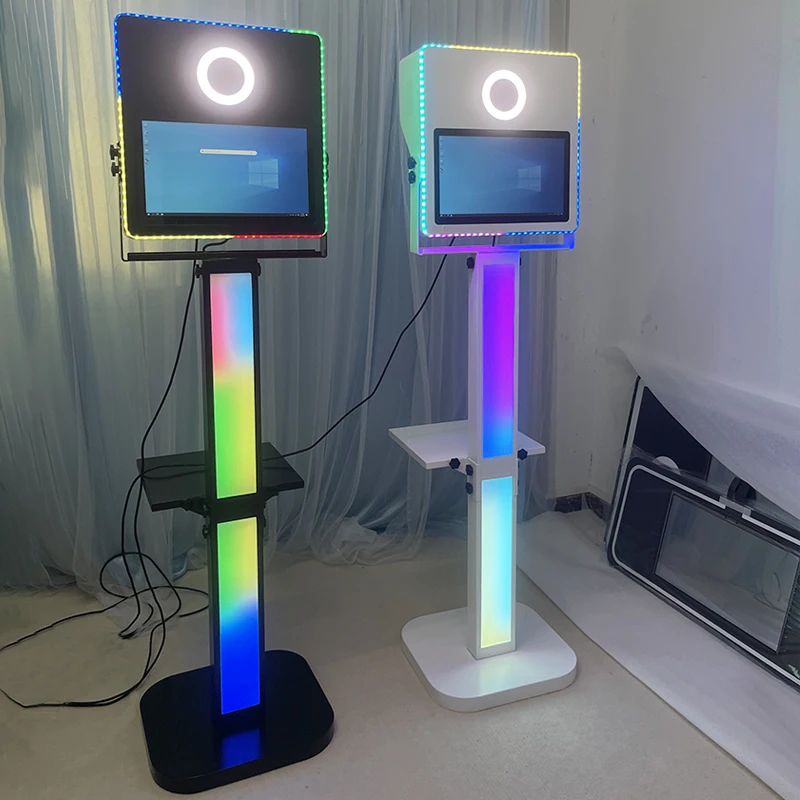 Selfie Magic Mirror Photo Booth Machine 15.6 Inch Lcd Screen Touch Booth Camera With Printer For Wedding Birthday Photo Booth