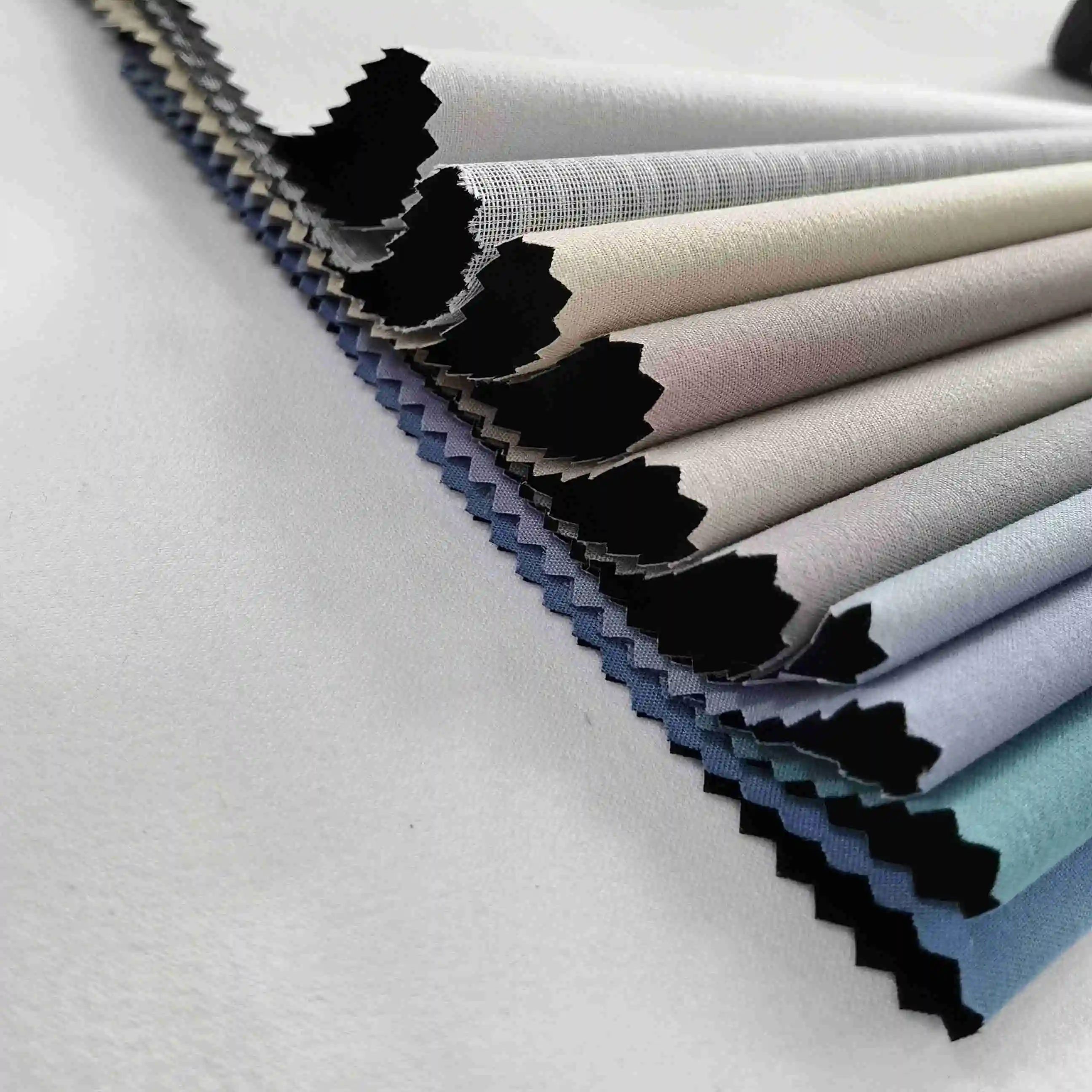Hot sale Cheap Manufacture coating single side microfiber 100% Polyester blackout Curtain Fabric