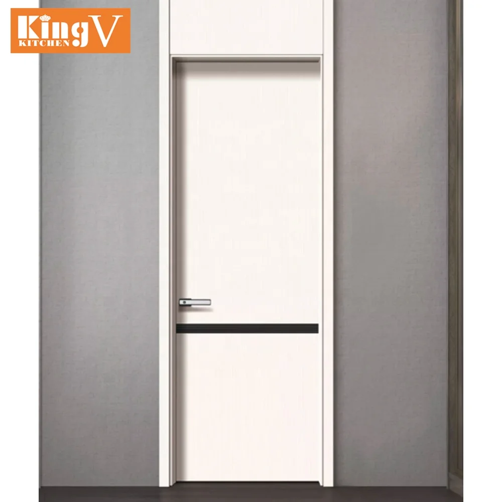 Современный деревянный дизайн двери спальни меламин МДФ дом гостиничный номер Интерьер деревянная дверь с рамами