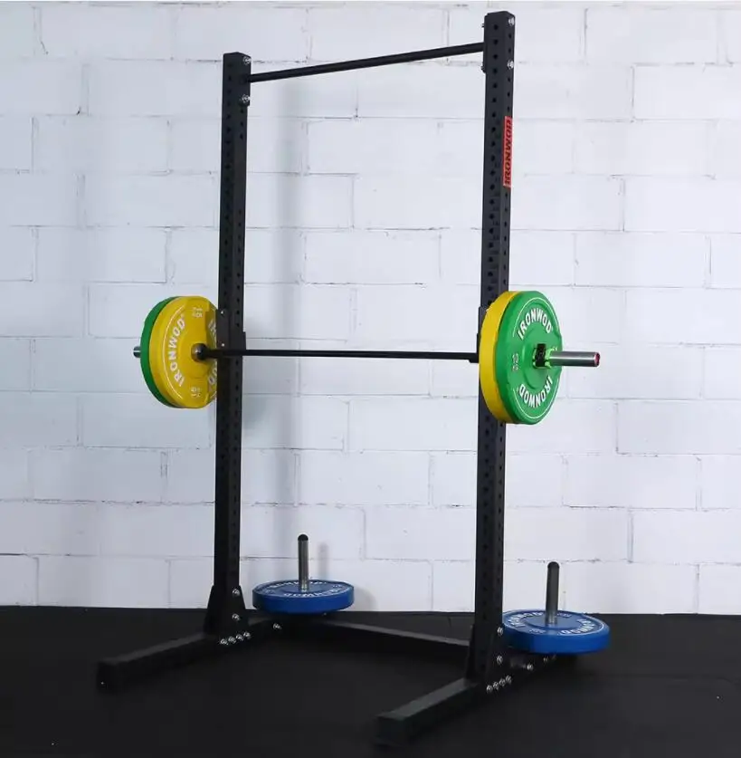 half squat weightlfiting power stand rack with pull up bar