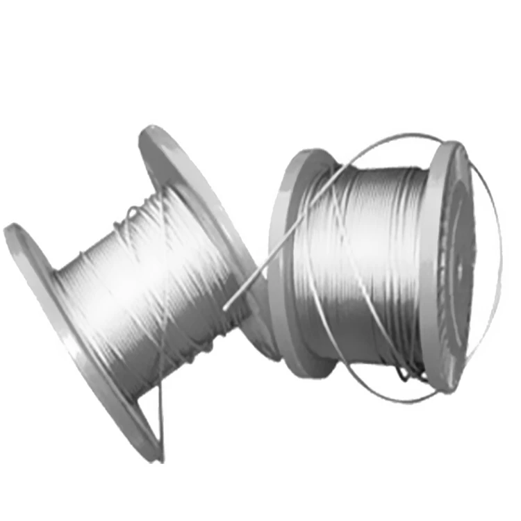 factory best selling tungsten elevator steel wire rope galvanized tungsten wire rope tungsten cable  steel wire rope price