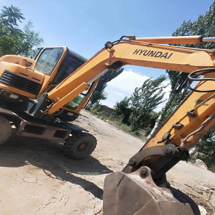 Экскаватор б/у hyundai 60W-7 6Ton гидравлический мини-экскаватор хорошее состояние
