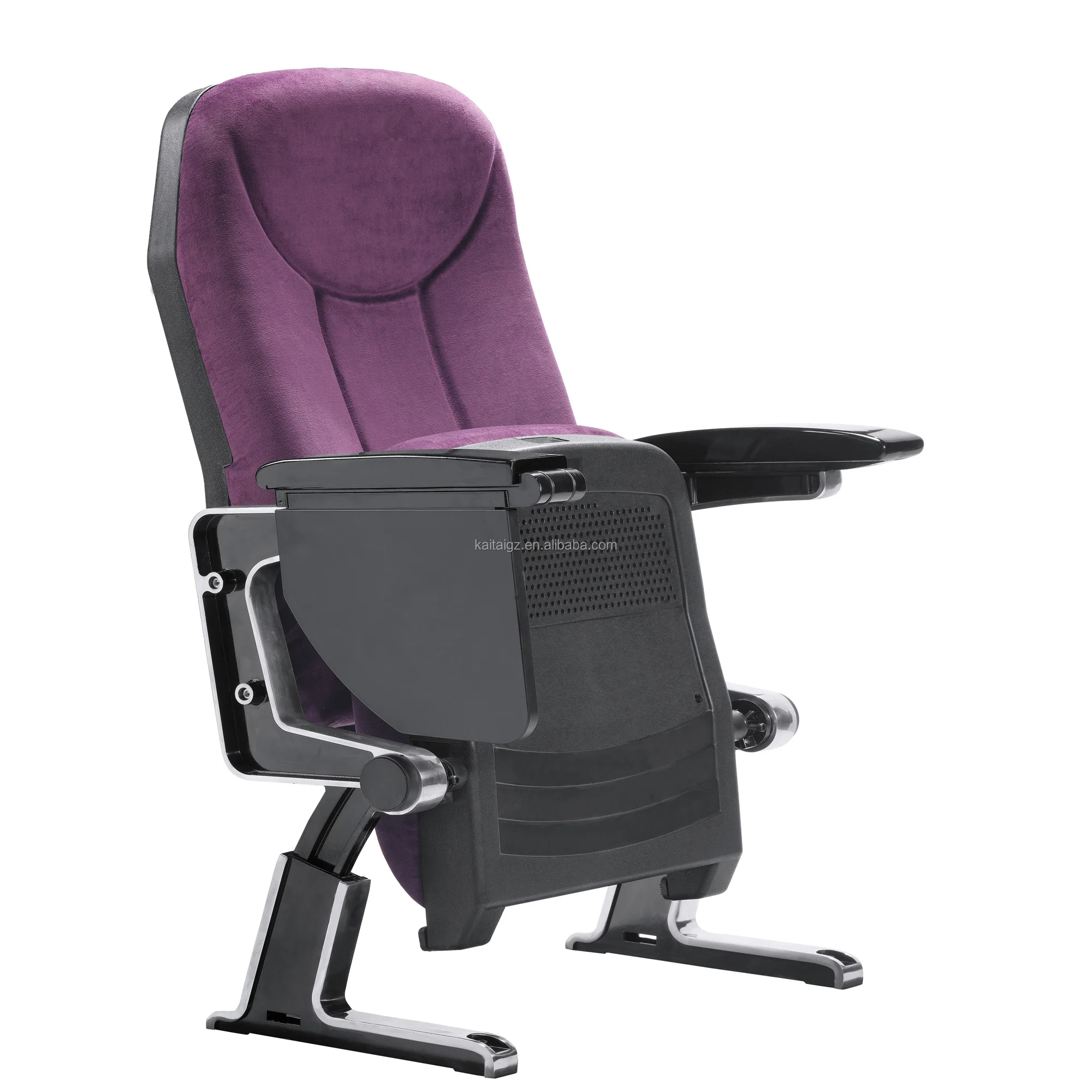 Hot sale fabric conference chair lecture hall auditorium seat school chair with aluminium leg