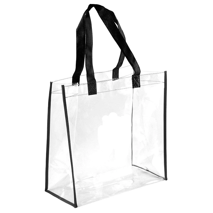 logo printing Custom colorful transparent beach EVA bag printing clear PVC bag