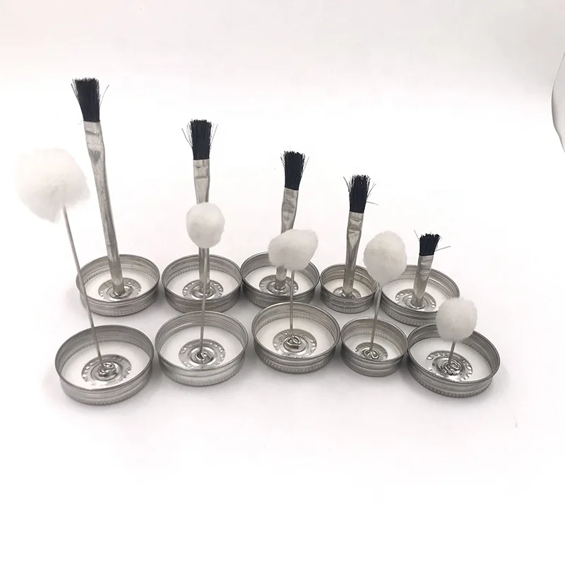 2oz-32oz glue utility screw top tin can manufacturer  with brush metal monotop can for packing pvc cement