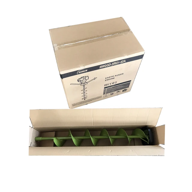 Two Stroke Gasoline Powered Earth Auger Garden Post Hole Digger Tree Planting Machine ICE 52CC,63CC,68CC Petrol Ground drill