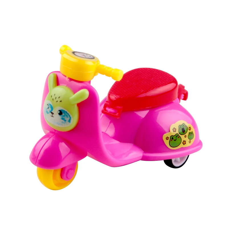 Import From China Manufacturer Very Funny Promotional Gift Cool Mini Plastic Cartoon Pull Back Toy Motorcycle For Sale Cheap