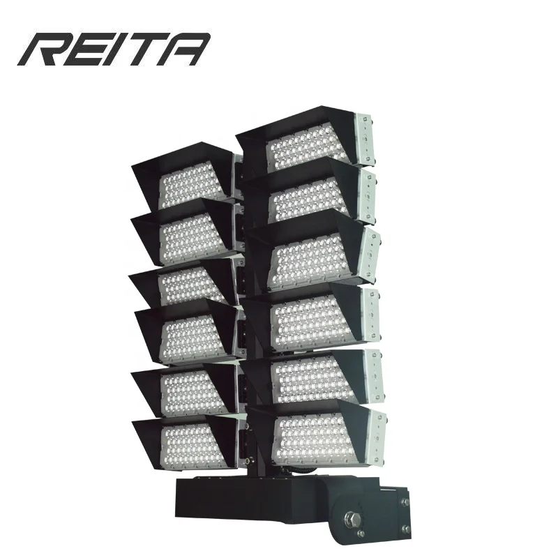 High Quality Adjustable Led High Mast Light High Mast Led Flood Light Led Sports Stadium Lighting 1440watt with Cover 1500watt