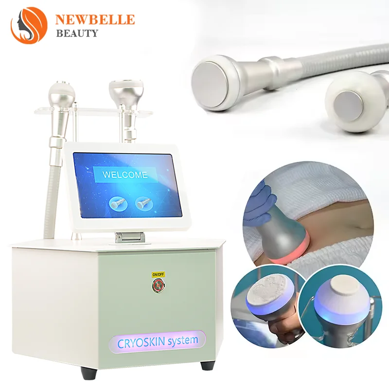 360 Degree Cryo Slimming Machine 5 Handles Triple Cool Tech Body Sculpting Fat Cryoskin Freeze