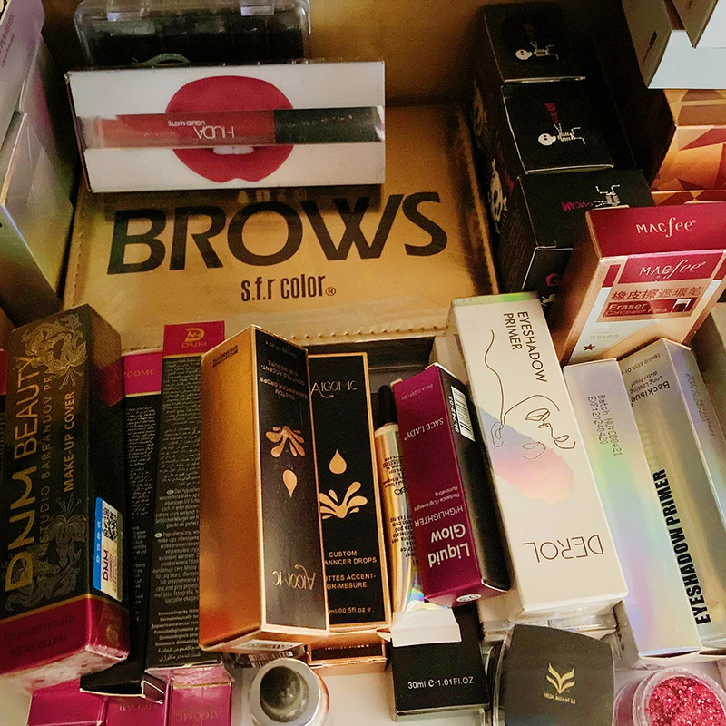 Brand MakeUp Sets Lucky Surprise Bag vegan Make up Cosmetics Kit Eyeshadow LipStick Eyebrow Eyeliner highlighter Sent Randomly