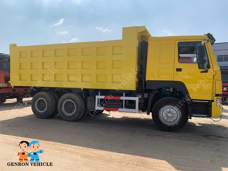  Китайский высококачественный грузовик Howo 51 - 60t 7500*2450*3450 мм б/у самосвал для продажи в