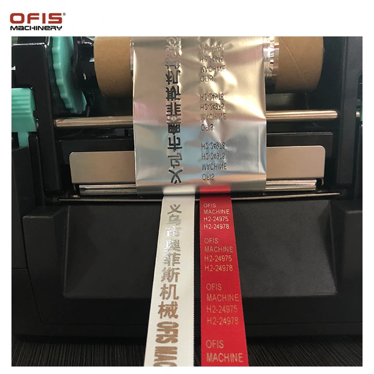 OFIS digital satin ribbon printing machine and ribbon for sale