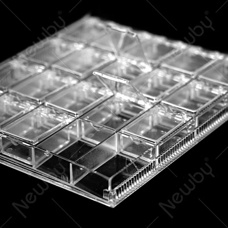 Plastic Empty Storage Case Boxes Manicure Tools Transparent Nail Art Empty storage Case Box Rhinestones Container Organize