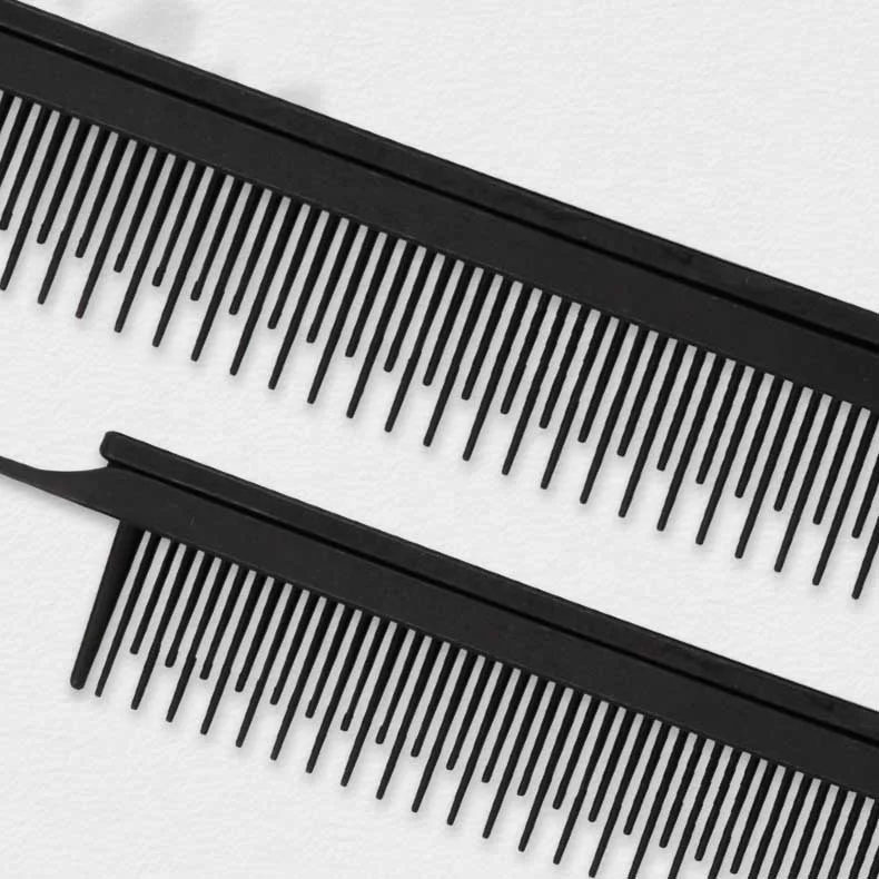 Heat Resistance Salon Styling Clip Comb Flat Iron Comb Straightening Cosmetic Comb Customized Label Freely