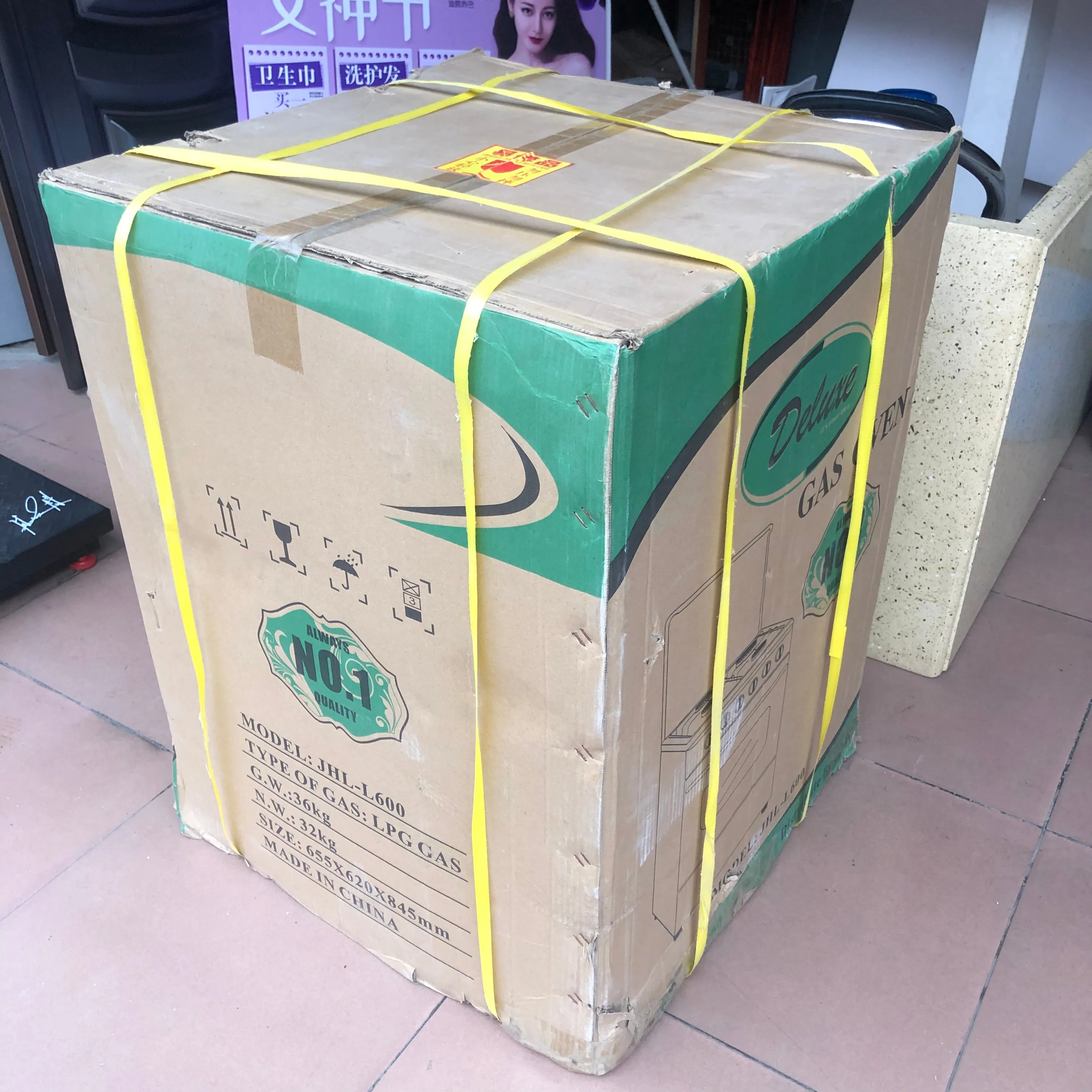  4 горелки Высококачественная газовая плита из нержавеющей стали с духовым