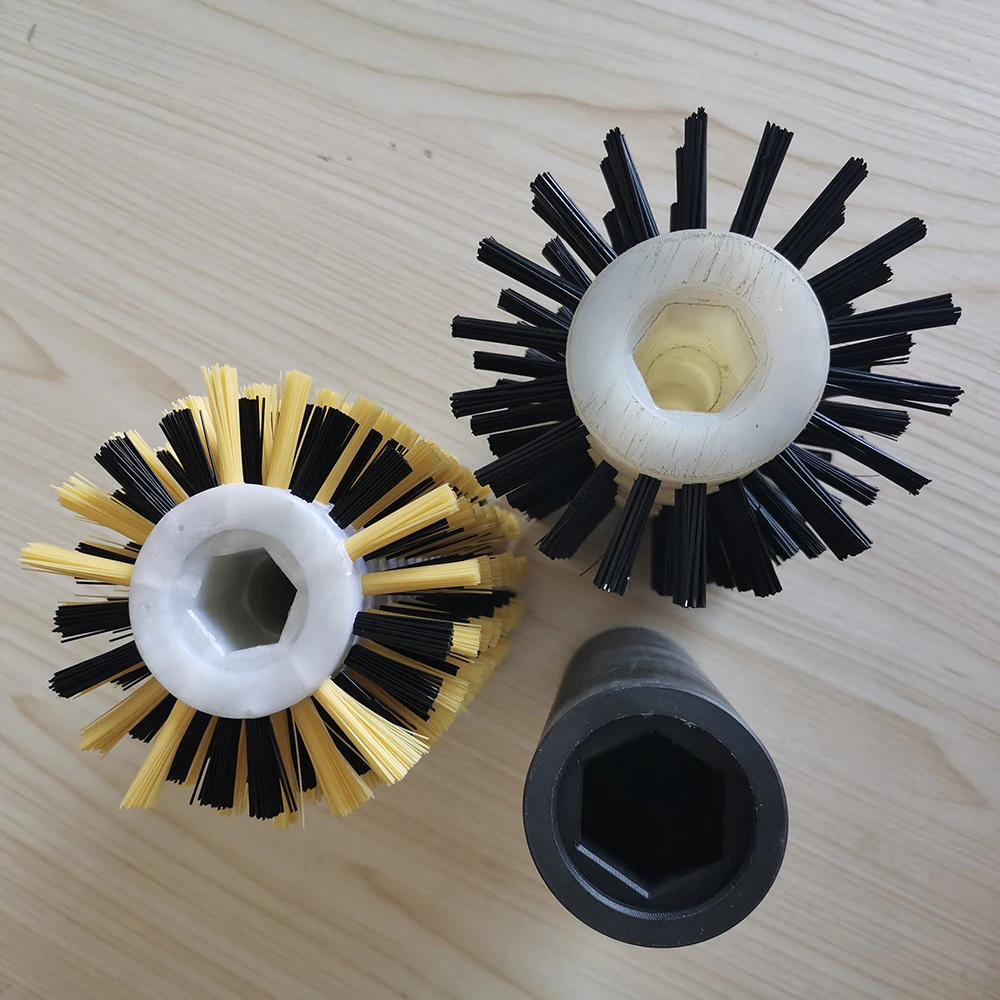 Customized Industrial Cylinder Nylon Roller Brush for Cleaning