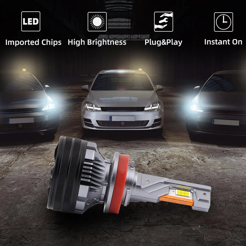 High Power 200W Car Lighting H7 H11 9005 9006 Auto Led 9012 Headlight Kit