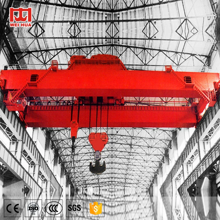 Double Girder hook lifting Overhead Crane 150 ton bridge eot crane 200 ton