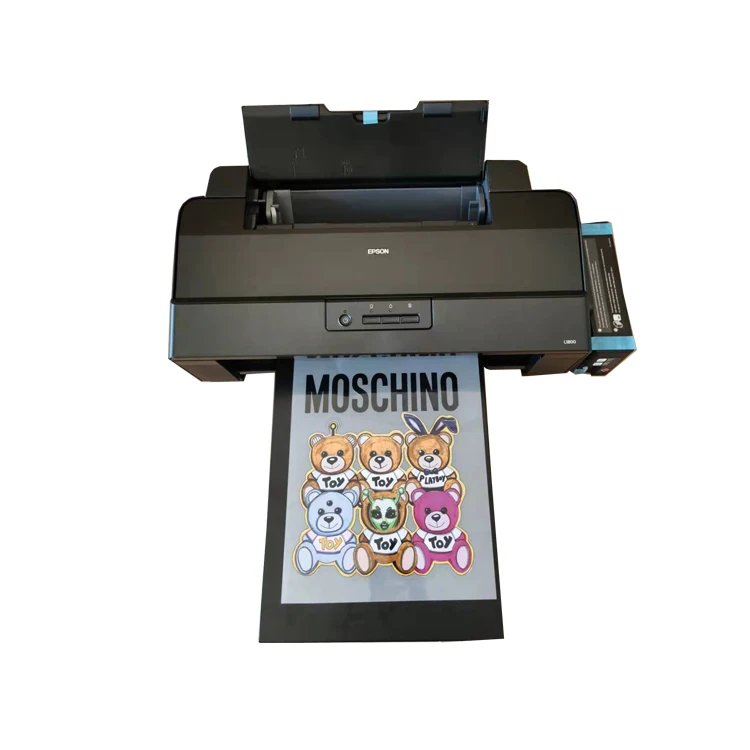 A3 size L1800  DTF Film  print machine  PET heat transfer Film Printer