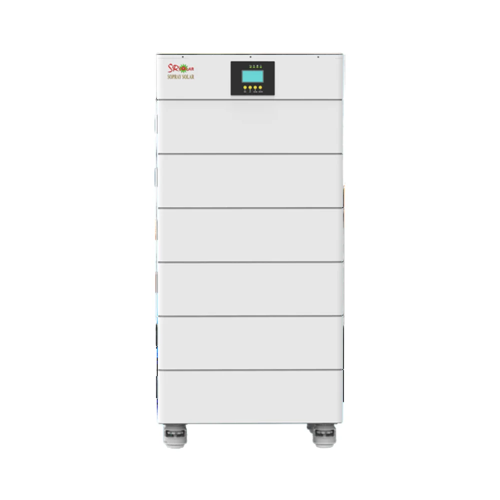 5KW Hybrid Solar Inverter 6 Layer Stacked Energy Storage Off Grid 30kw House Solar Lifepo4 Battery 51.2V 600Ah