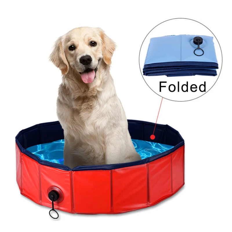 
Best Selling Pet Pool PVC Collapsible Pet Swimming Pool Outdoor Plastic Pet Bathing Pool 