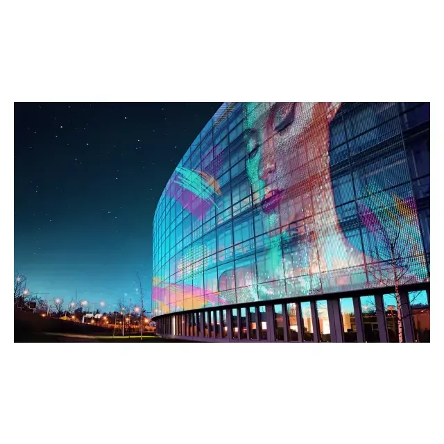 P26 3D Digital  Indoor XX Led Advertisement Screens Outdoor Advertising Transparent Videos Display Screen for Live Match Cricket