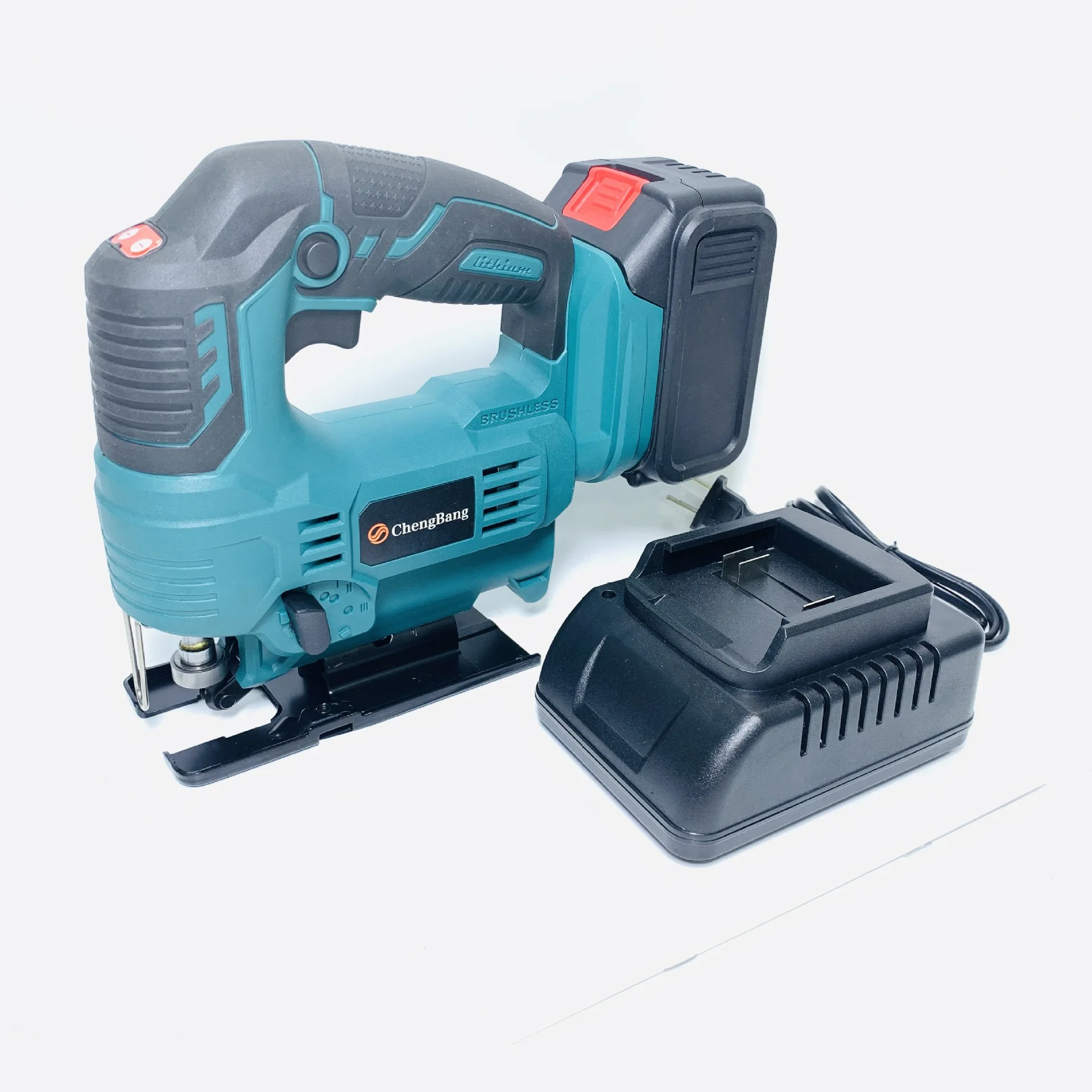 20V Portable Power Tools Brushless Jig Saw Set Rechargeable Cordless Lithium Electric Curve Saws Wood Curved Cutting Machine