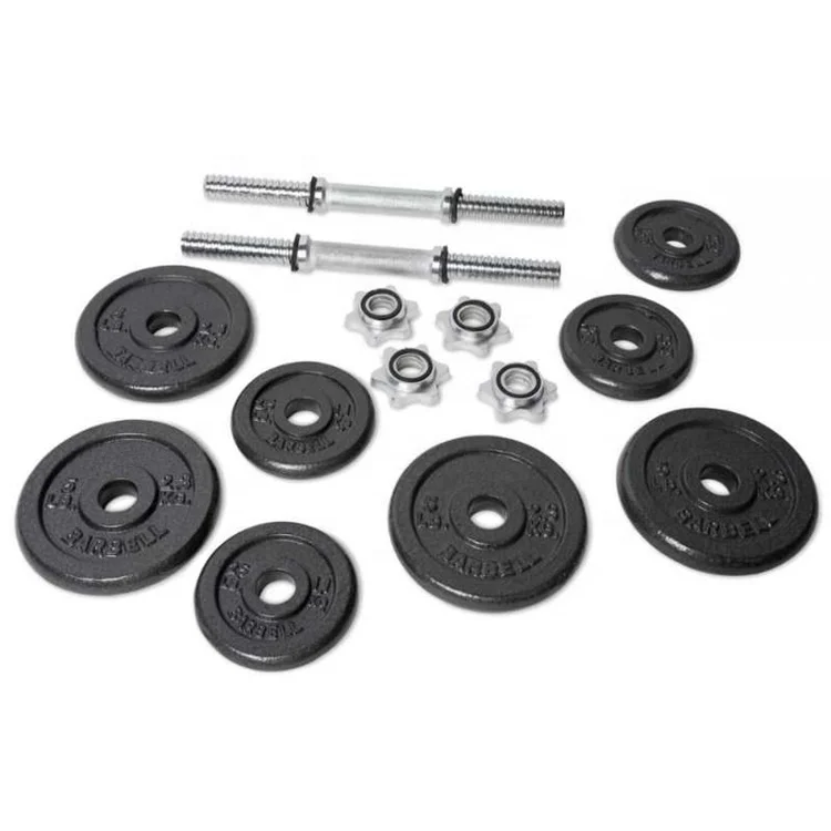 fitness black cast iron Weights adjustable customized dumbbell Set gym weights dumbbell