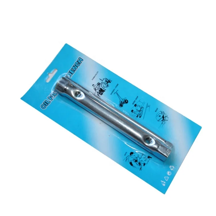 Adjustable Carbon Steel Spanner Set Chrome Ratchet Wrench Cross-Bladed Head Galvanized Metal Tubular Spark Plug Adjustable