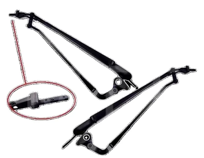 Muchid Windscreen Wiper Arm 85120-1401 85190-1557 85120-1401 LH 85190-1557 RH Wiper Arm Suitable for Hino Super Ranger Black