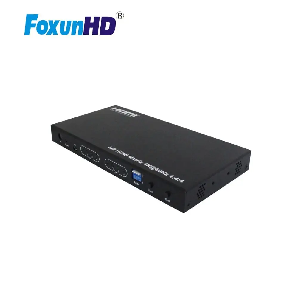 
HDMI 4x2 Matrix shenzhen SHUNXUN HDMI Switch hdmi 1.4/2.0 Matrix with EDID supported 