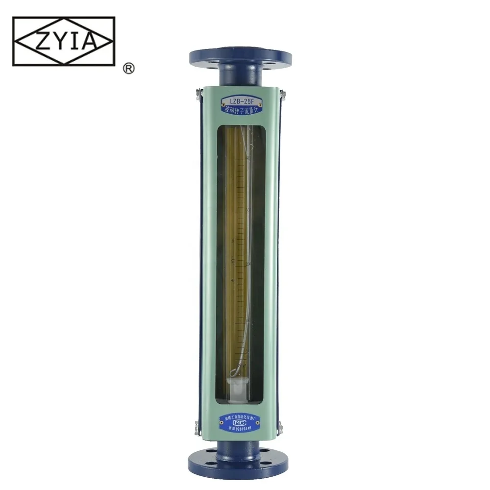China supplier zyia logo sight rota glass flange sea water flow meter ,hot water flow meter