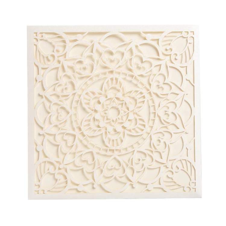 Square muslim invitations , business or party invitation cards