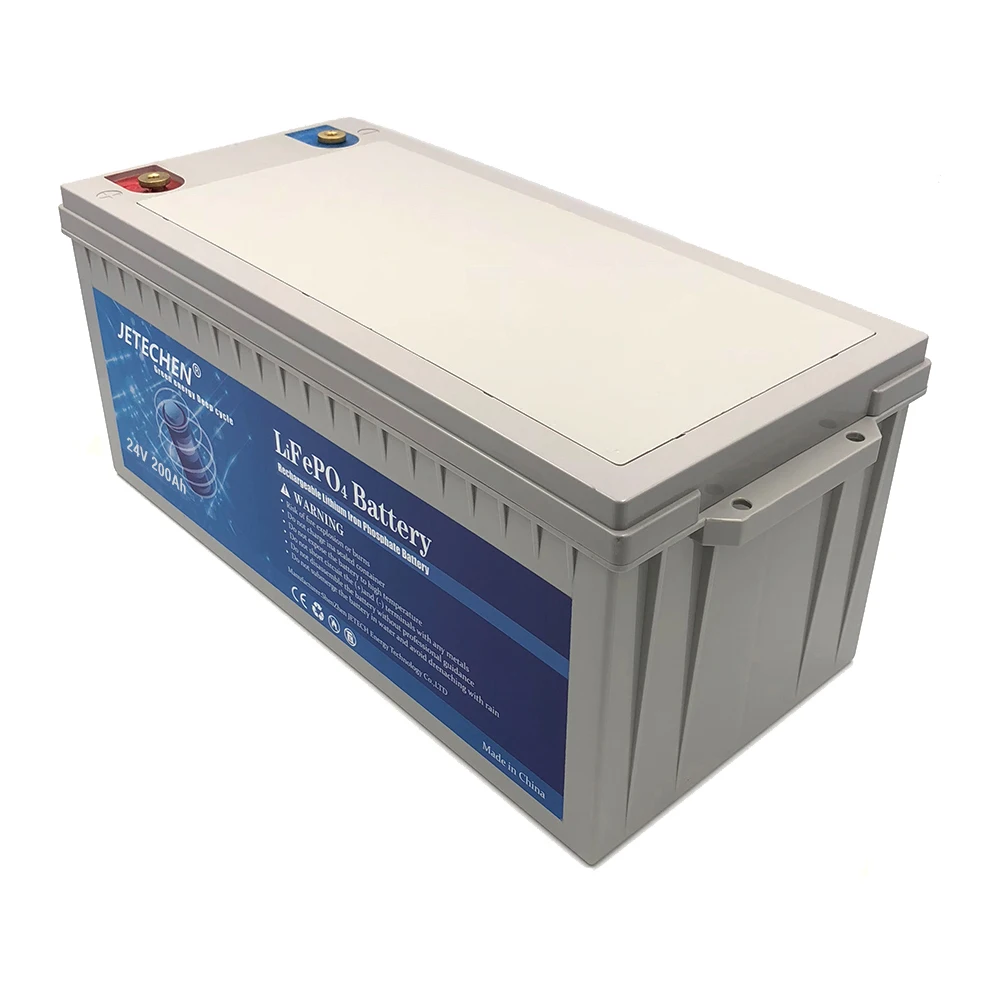 factory lifepo4 24v 200ah home energy storage battery for portable rechargeable power station(50ah 100ah)
