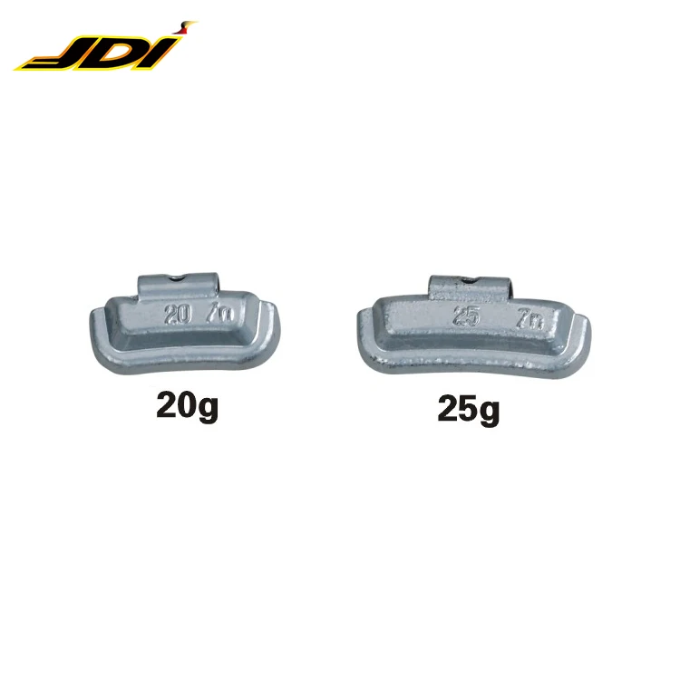 Высокое качество, материал цинка, пластиковое покрытие, зажим на колесе, вес для стального обода