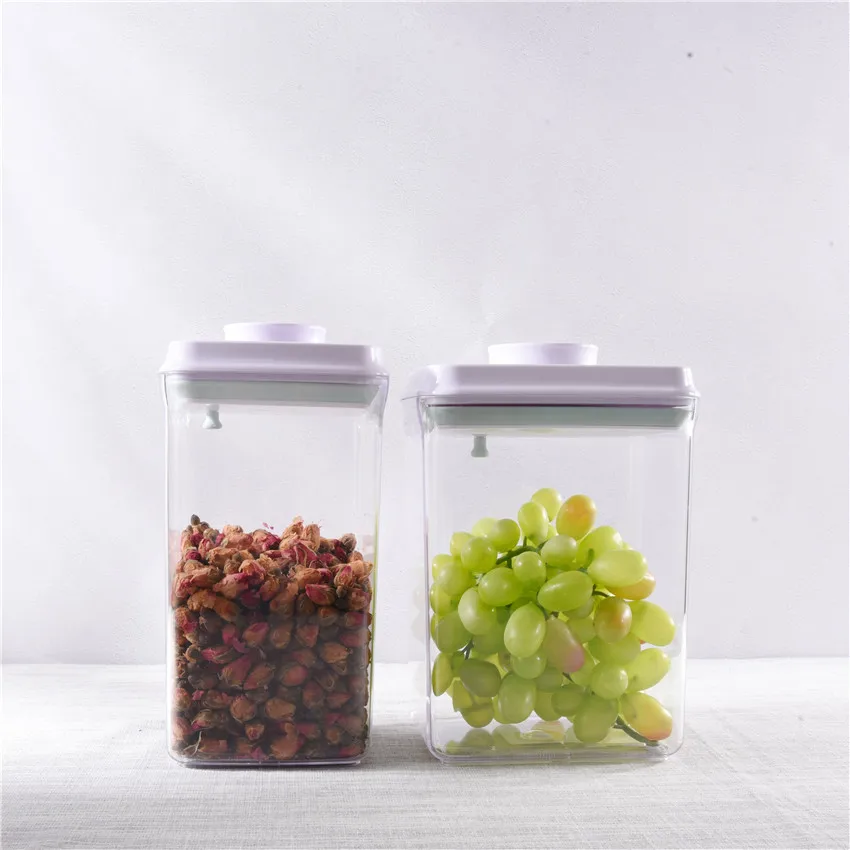 BPA Free Light weight POP UP design kitchen storage tin for home organizer