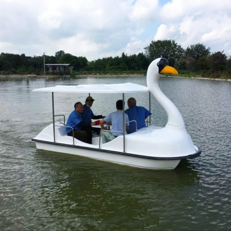 Прямая Продажа с завода хорошая цена для 2 человек водяной лебедь катер из стекловолокна
