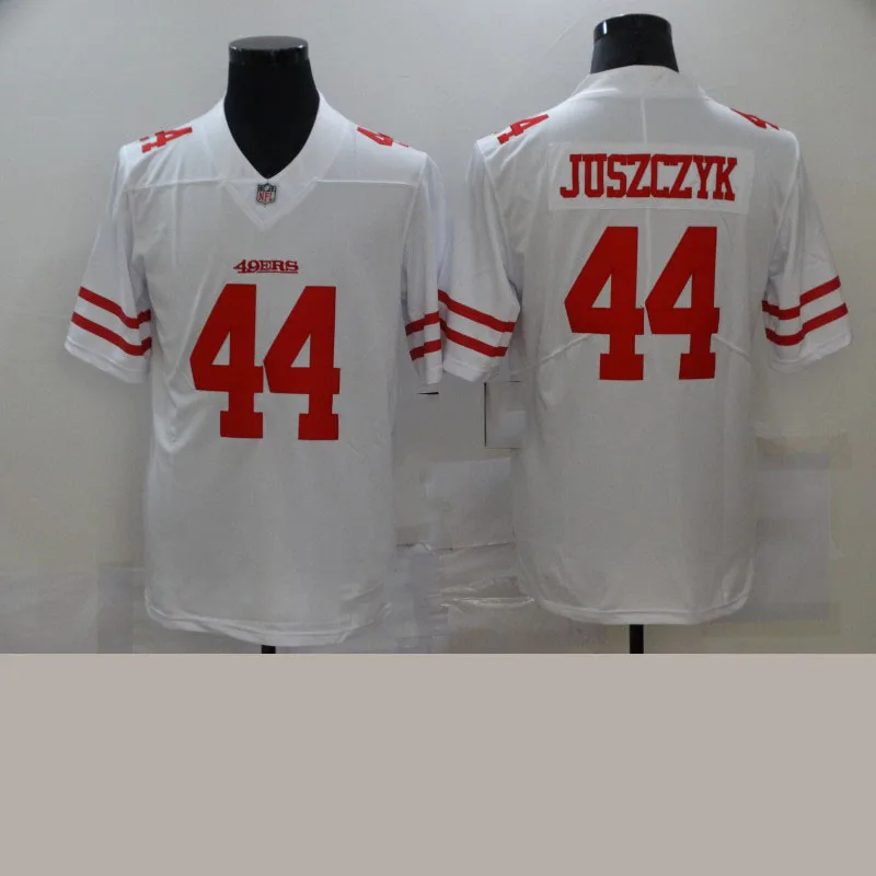 #44 Juszczyk # Lott  2021 wholesale high quality embroidery football jersey