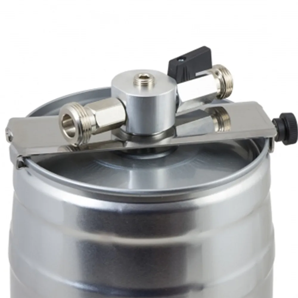 customized mini keg filler, ADAPTER FOR TAP SYSTEM TO 5L STEEL KEG