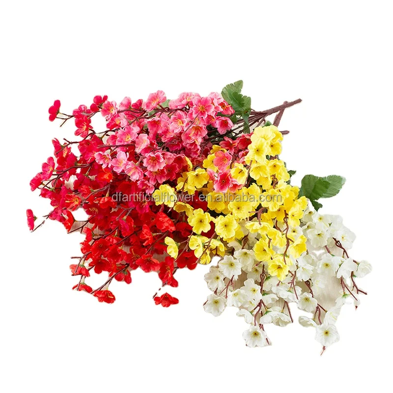 Wholesale chinese style Plum Blossom artificial flowers in bulk  Real Touch Home Wedding Decoration Flower