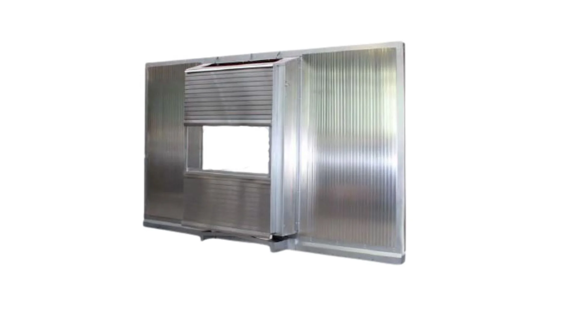 LIONSHELL machine protection Hanland JMFT CNC machine self-extinguish fluid thermic enclosed fold fixed stainless steel lamellas