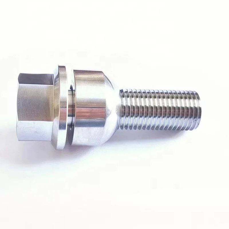 GR5 titanium alloy wheel nut Open end Closed end Titanium alloy racing wheel bolt lug nut