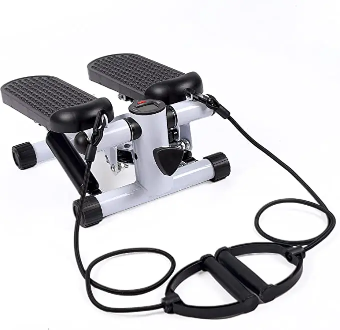 Aerobic Fitness Exercise Step Yoga Stair Elliptical Mini Twist Stepper Walking Machine With Mini Stepper with Bands